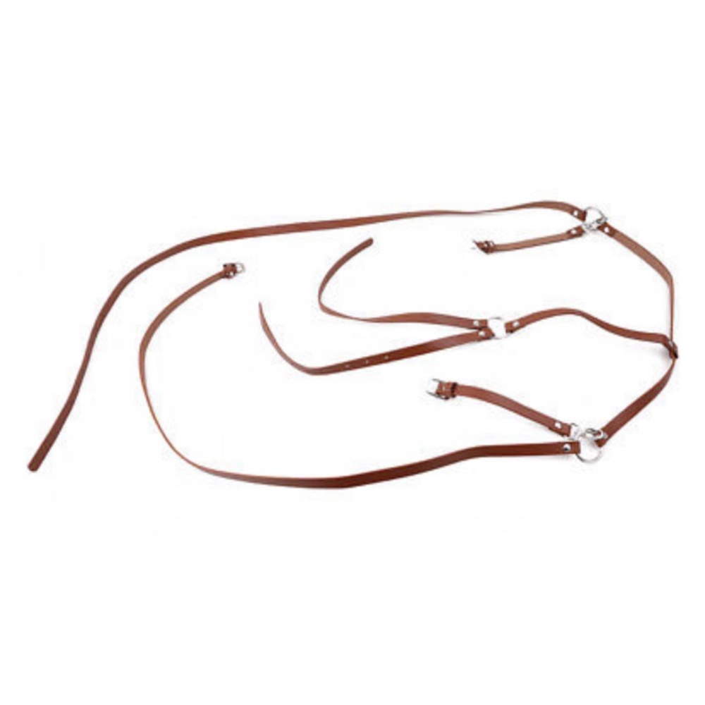 Harness Suspender Women Men Leather Belt Straps - Picture 15 of 17